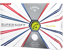Supersoft Yellow Personalised Callaway Golf Balls | Best4balls