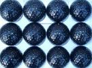 Non-branded Black personalised golf balls | Best4Balls