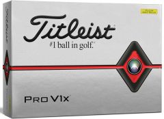 NEW Pro V1x Golf Balls Yellow Personalised | Best4Balls
