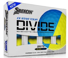 Srixon Q Star Divide Yellow Blue golf balls | Best4Balls