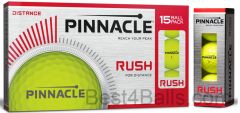 Logo Golf Balls Pinnacle Rush Yellow | Best4Balls