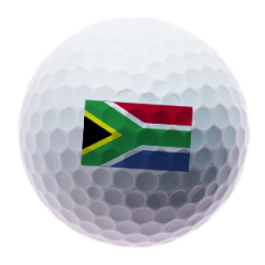 South African Flag Printed Golf Ball | Best4Balls