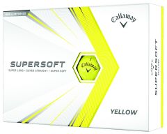 Supersoft Yellow Personalised Callaway Golf Balls | Best4balls