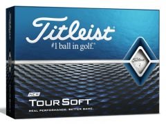 Titleist Tour Soft logo over-run golf balls | Best4Balls