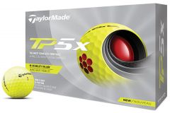 Personalised TaylorMade TP5x yellow golf balls | Best4Balls