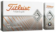 New Titleist Velocity custom logo golf balls | Best4Balls